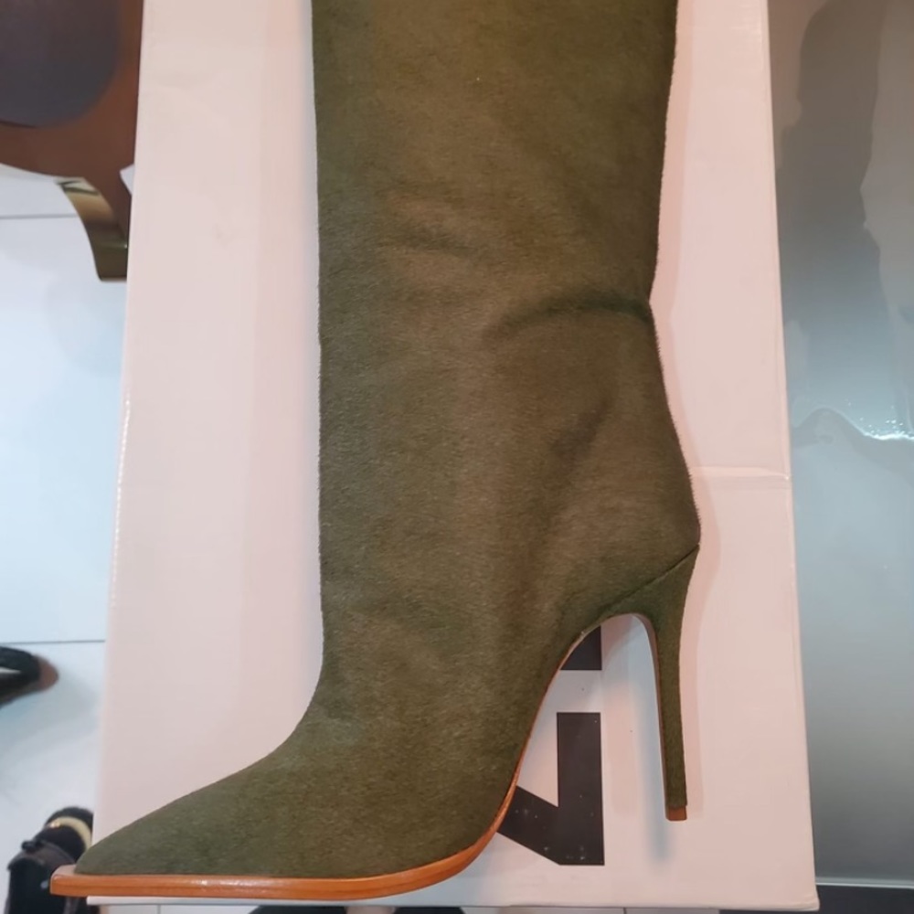 Schutz Sexy Green Boots